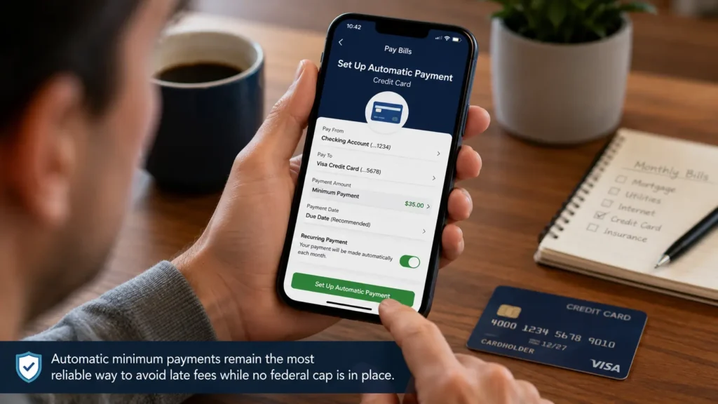 $8 credit card late fee cap