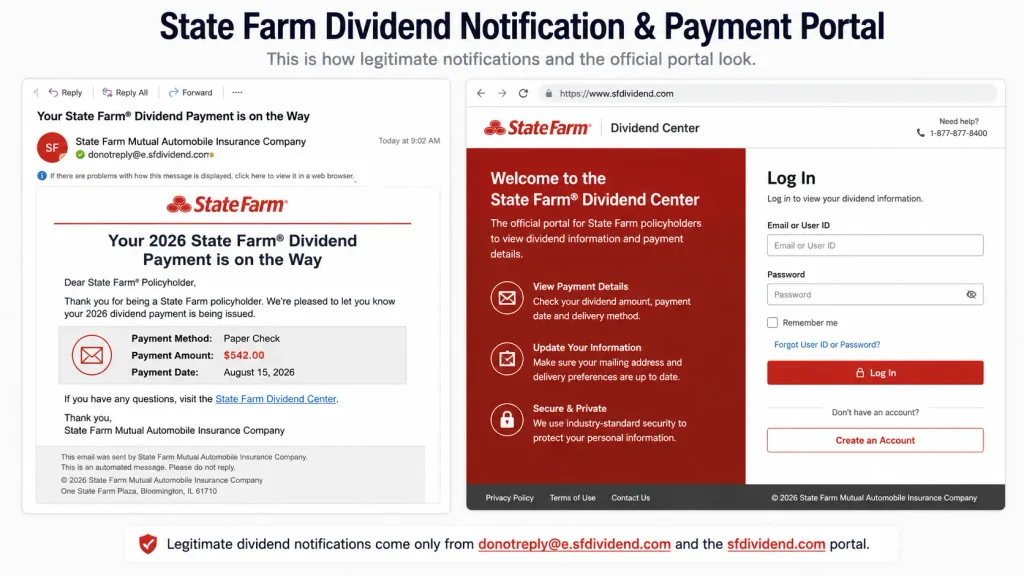 State Farm dividend checks 2026